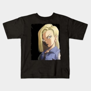 ANDROID 18 MERCH VTG Kids T-Shirt